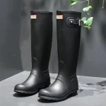 HUNTER Tall, Stylish, Non-Slip Rubber Rain Boots for Women - Outdoor Waterproof Rain Boots