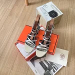 H-Buckle Cross-Strap Sandals-box - Image 8