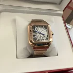 Skeleton Quartz Santos Watch-box
