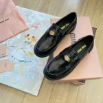 New Three-Color MM Gold Coin Loafers-box - Image 5