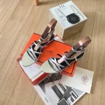 H-Buckle Cross-Strap Sandals-box - Image 7
