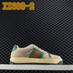 XZ688 gucci istressed creener sneaker - Image 3