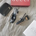 Bowknot G-Buckle High Heel Sandals-box - Image 3
