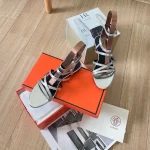 H-Buckle Cross-Strap Sandals-box - Image 3
