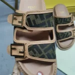FENDI Summer New Anti-Slip Height-Increasing Everyday Casual Slippers - High-Value, Light Luxury Bestseller