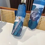 Warhorse Pattern Tri-Fold Automatic Umbrella - Image 3