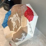 Warhorse Pattern Tri-Fold Automatic Umbrella - Image 6