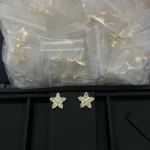 New Style Star Water Drop Rhinestone Studs-box - Image 5