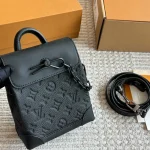 Black Monogram Leather Bag-box - Image 7