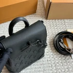 Black Monogram Leather Bag-box - Image 6