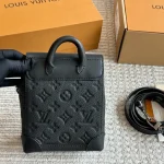 Black Monogram Leather Bag-box - Image 4