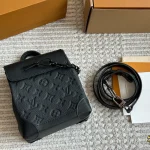 Black Monogram Leather Bag-box - Image 8