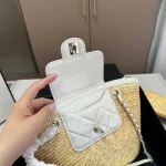 Chain-strap Woven Shopper-box - Image 5