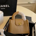Early Spring Resort Woven Kelly Bag-box"Please note there might be a slight color variation. Kindly check the detail images." - Image 4