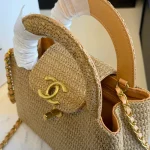 Early Spring Resort Woven Kelly Bag-box"Please note there might be a slight color variation. Kindly check the detail images." - Image 7