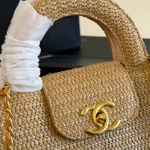 Early Spring Resort Woven Kelly Bag-box"Please note there might be a slight color variation. Kindly check the detail images." - Image 6