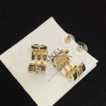Double-C Quilted Pave Diamond Hoop Earrings-box - Image 5