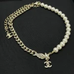 Five-Pointed Star Double-C Wing Pearl Necklace-box - Image 2