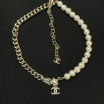 Five-Pointed Star Double-C Wing Pearl Necklace-box - Image 6