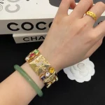 New 26cm square colorful rhinestone bracelet-box - Image 3