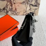 Genuine leather with silver buckle, comes with a free pig nose chain-box - Image 9