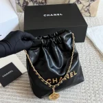 Mini Garbage Bag in Calfskin Leather-box - Image 2