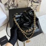 Mini Garbage Bag in Calfskin Leather-box - Image 5