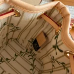 Pink and White Striped Mini Bucket Bag-box - Image 5