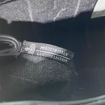 Black 3D Logo Croc-Embossed Shoulder Bag-box - Image 3