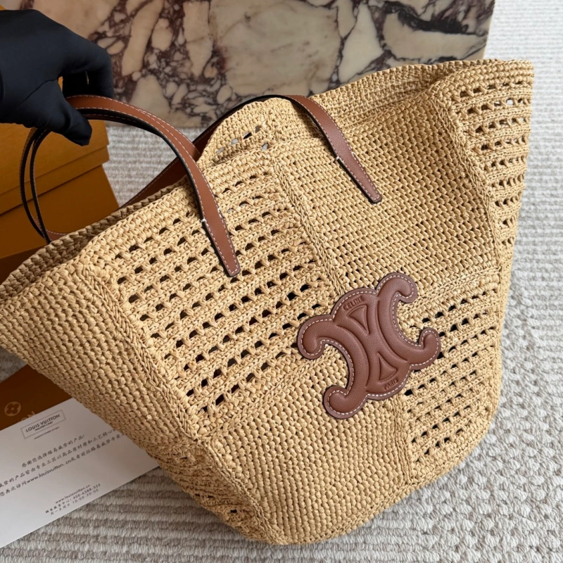 13423996016014600 Vacation vibes with my new straw tote-no box - Image 1