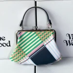 New green plaid dumpling bag-box - Image 2