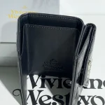 Black crocodile pattern triangle wallet-box - Image 7