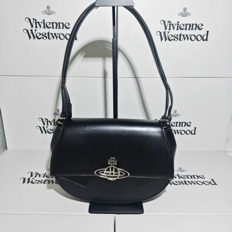 13424151205674000 Black oil wax leather swallow bag-box - Image 1