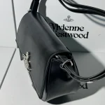 Black oil wax leather swallow bag-box - Image 3