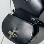 Black oil wax leather swallow bag-box - Image 4