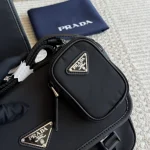 Black Nylon Messenger Bag-box - Image 2