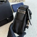 Black Nylon Messenger Bag-box - Image 10