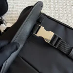 Black Nylon Messenger Bag-box - Image 7