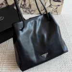 Minimalist Lambskin 'Trash Bag' Tote-no box - Image 3