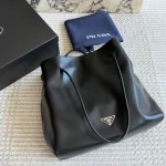 Minimalist Lambskin 'Trash Bag' Tote-no box - Image 6