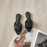 Chic Flat Mules for Early Summer-box