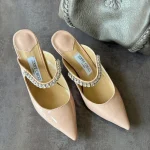 Classic Nude Pointed Toe High Heel Pumps for Women - Elegant Office & Party Shoes