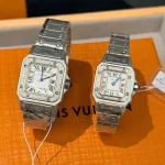 Imported quartz movement with a Cartier-inspired folding clasp. Delicate, petite, and effortlessly versatile-box - Image 6