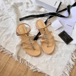 Early summer rhinestone chain sandals-box - Image 9