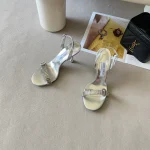 Rhinestone high heel sandals-box - Image 3