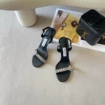 Rhinestone high heel sandals-box - Image 15