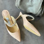 Classic Nude Pointed Toe High Heel Pumps for Women - Elegant Office & Party Shoes - Image 9