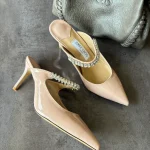 Classic Nude Pointed Toe High Heel Pumps for Women - Elegant Office & Party Shoes - Image 8