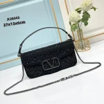 New Arrival Full Rhinestone Evening Bag - Handheld & Crossbody-box"Stock availability fluctuates"-box