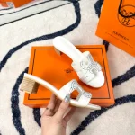 New Summer Embroidered Flat Slippers-4 cm heel-box - Image 7